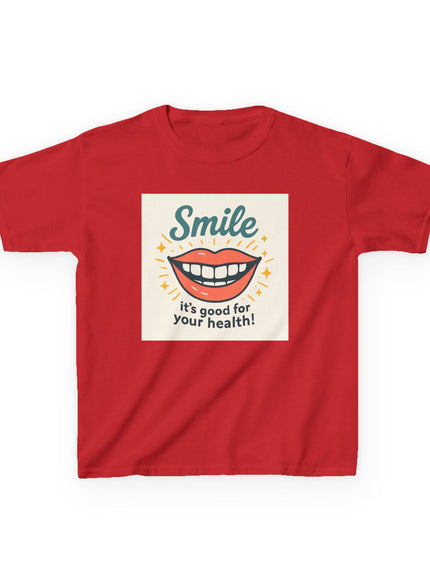 "Smile" Kids Heavy Cotton Tee
