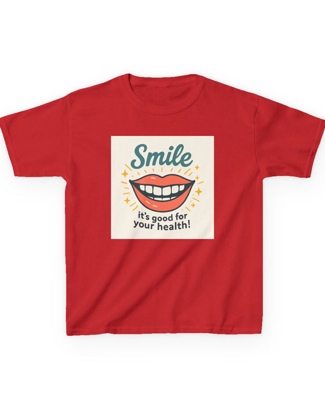 "Smile" Kids Heavy Cotton Tee