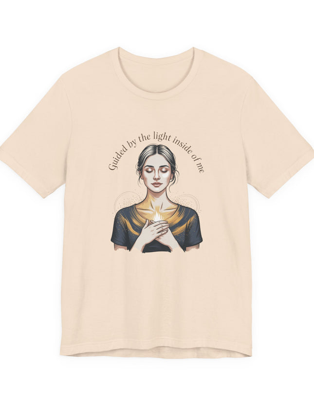 "Guided by the Light inside of Me" Unisex Jersey Short Sleeve Tee