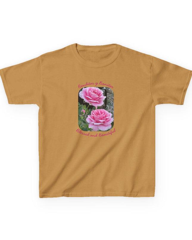 "Blessed and Beautiful" Kids Heavy Cotton Tee