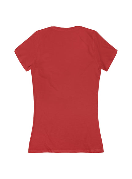 "Be the Rainbow in Someone's Dark Cloud" Women's Jersey Short Sleeve Deep V-Neck Tee