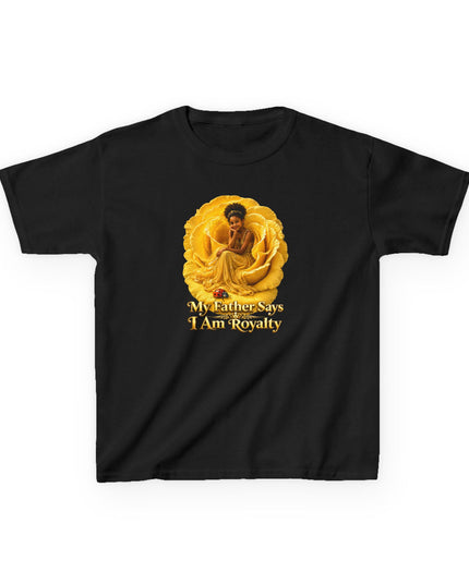 "My Father Says I am Royalty" Kids Heavy Cotton Tee