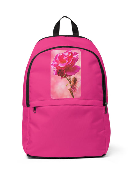 "Fairy Rose" Unisex Fabric Backpack