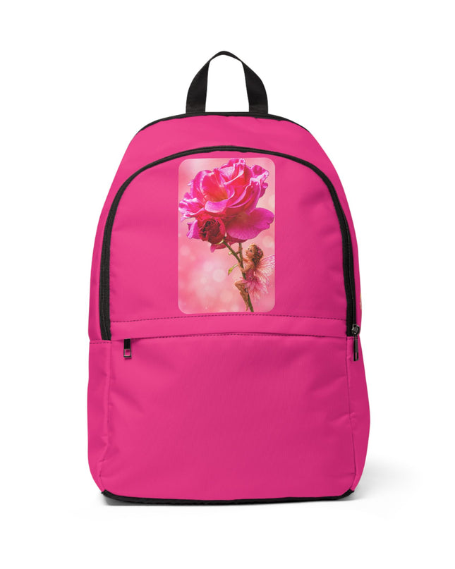 "Fairy Rose" Unisex Fabric Backpack