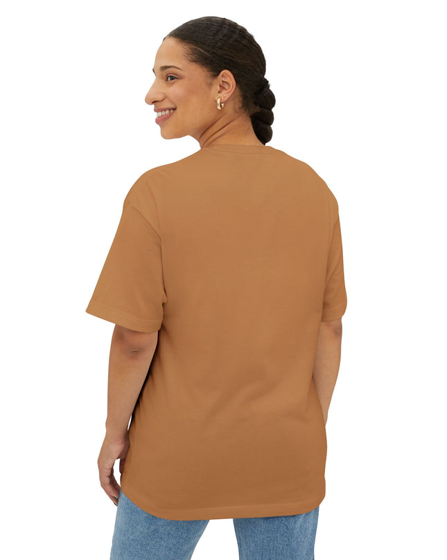 "GLOW Olive Earring Boxy" Oversized M 100% Cotton Tee