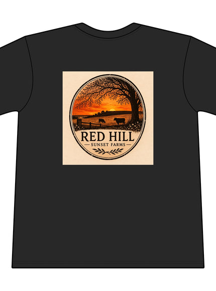 "Red Hill Sunset Farms" Core Blend Pocket Tee