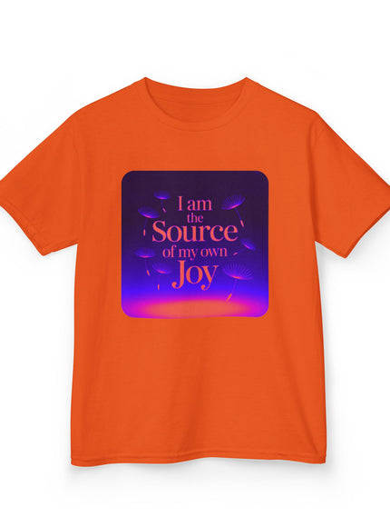 "I Am the Source of my Own Joy" Kids Heavy Cotton Tee