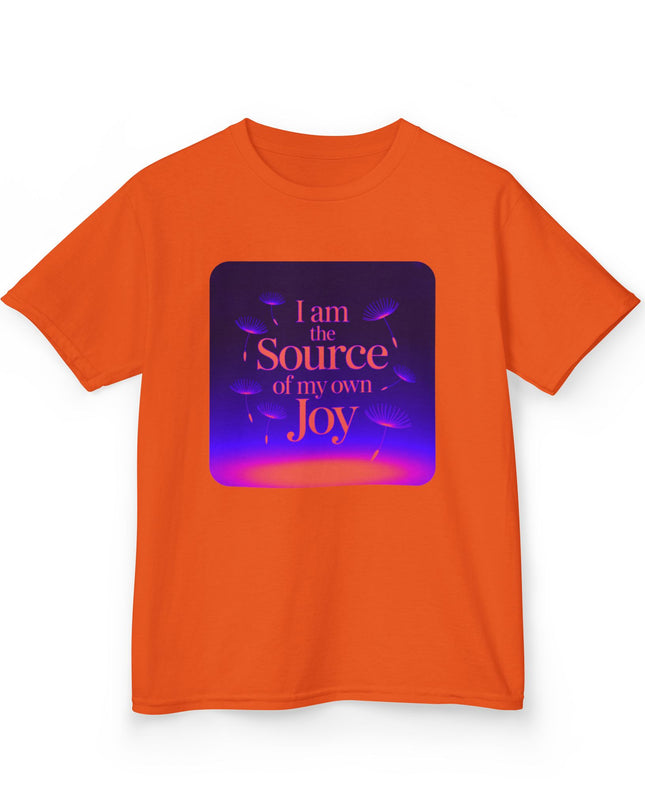 "I Am the Source of my Own Joy" Kids Heavy Cotton Tee