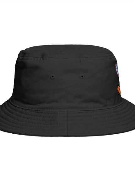 "Hummingbird and Poppies" Bucket Hat