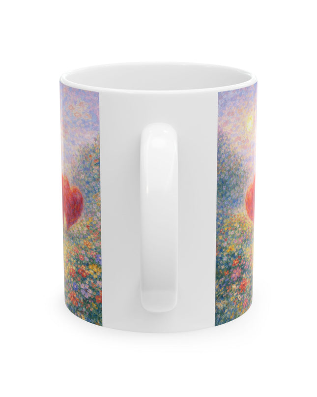 "Valentine's Day - Monet Style" Ceramic Mug, (11oz, 15oz)