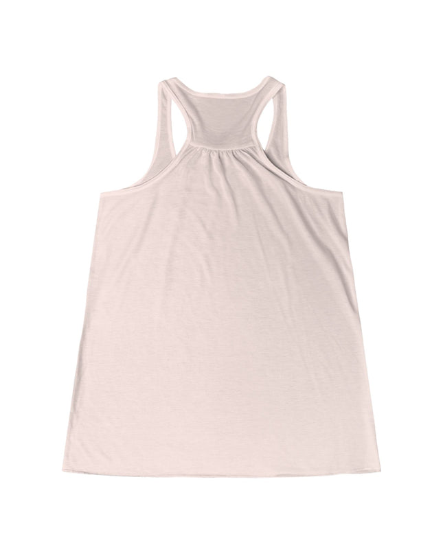 "February in Florida, Energy for Success" Women's Flowy Racerback Tank