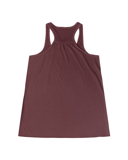 "February in Florida, Energy for Success" Women's Flowy Racerback Tank