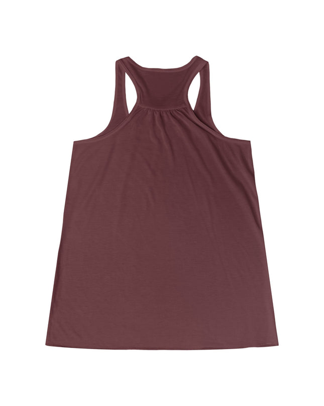 "February in Florida, Energy for Success" Women's Flowy Racerback Tank