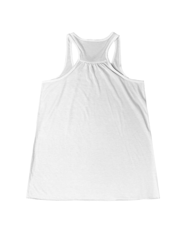 "February in Florida, Energy for Success" Women's Flowy Racerback Tank