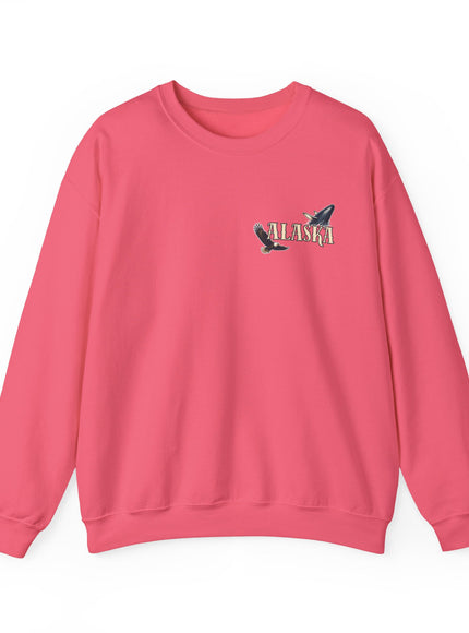 "Alaska" (Ink front and back) Unisex Heavy Blend Crewneck Sweatshirt