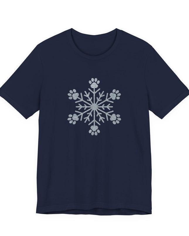 "Snowflake with paws" Unisex Jersey Short Sleeve Tee