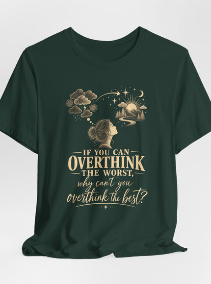 "Overthink" Unisex Jersey Short Sleeve Tee