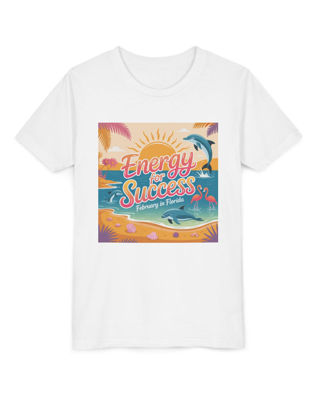"February in Florida, Energy for Success" Youth Short Sleeve Tee