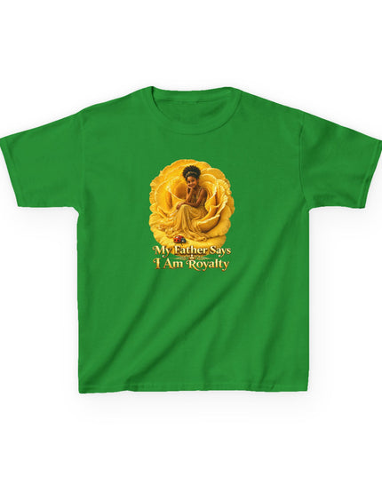 "My Father Says I am Royalty" Kids Heavy Cotton Tee