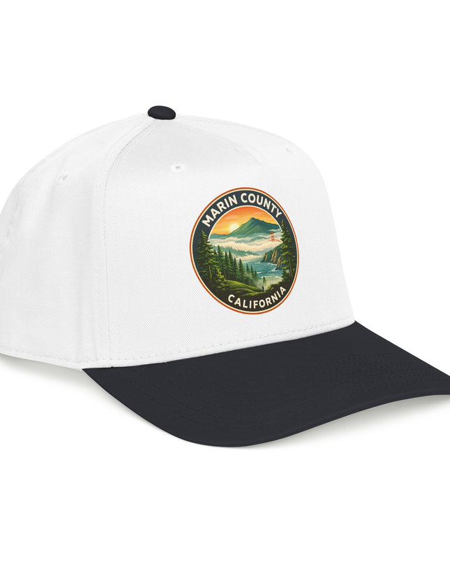 "Marin County, Above the Fog" Mid Profile Baseball Cap