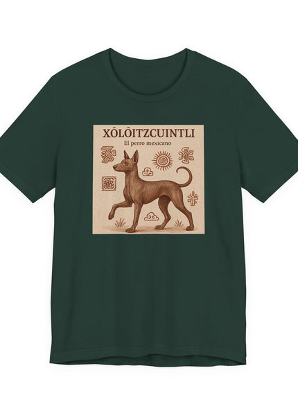 "Xoloitzcuintli - el perro mexicano" Unisex Jersey Short Sleeve Tee