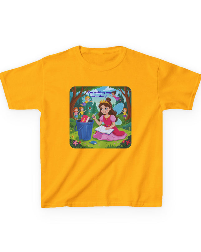 "I'm Writing my Own Story!" Kids Heavy Cotton Tee