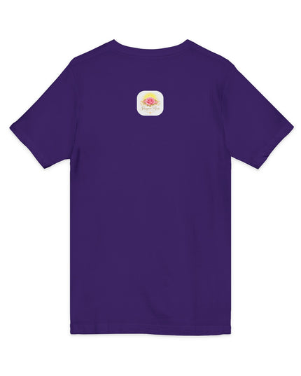 "Happy Valentine's Day" Unisex Jersey Short Sleeve V-Neck Tee