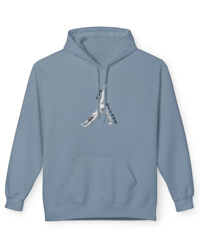 "Mom Strong Pilates" (Darker ink on both sides) Unisex Midweight Softstyle Fleece Hoodie