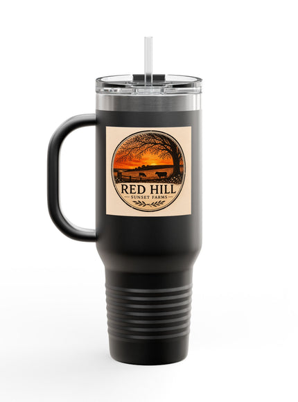 "Red Hill Sunset Farms" Insulated Travel Mug, 40oz