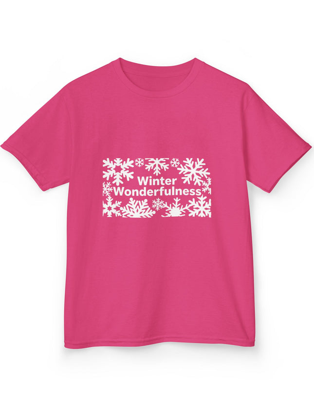 "Winter Wonderfulness" Kids Heavy Cotton Tee
