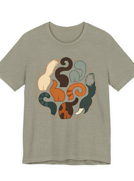 "Cat Tails (image)" Unisex Jersey Short Sleeve Tee