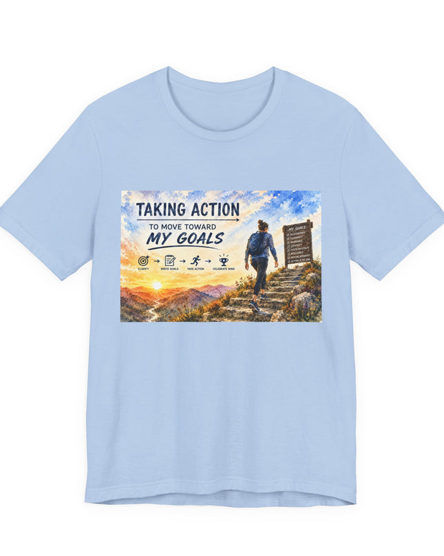"Taking Action" Unisex Jersey Short Sleeve Tee