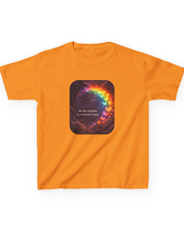 "Be the Rainbow in Someone's Cloud" Kids Heavy Cotton Tee