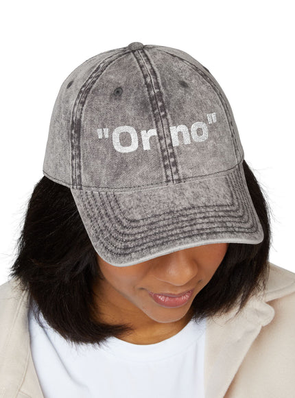 "Or No" Vintage Cap (Embroidery)