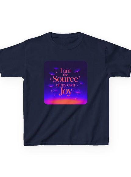 "I Am the Source of my Own Joy" Kids Heavy Cotton Tee