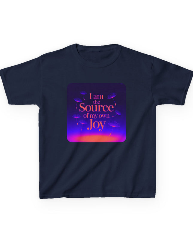 "I Am the Source of my Own Joy" Kids Heavy Cotton Tee