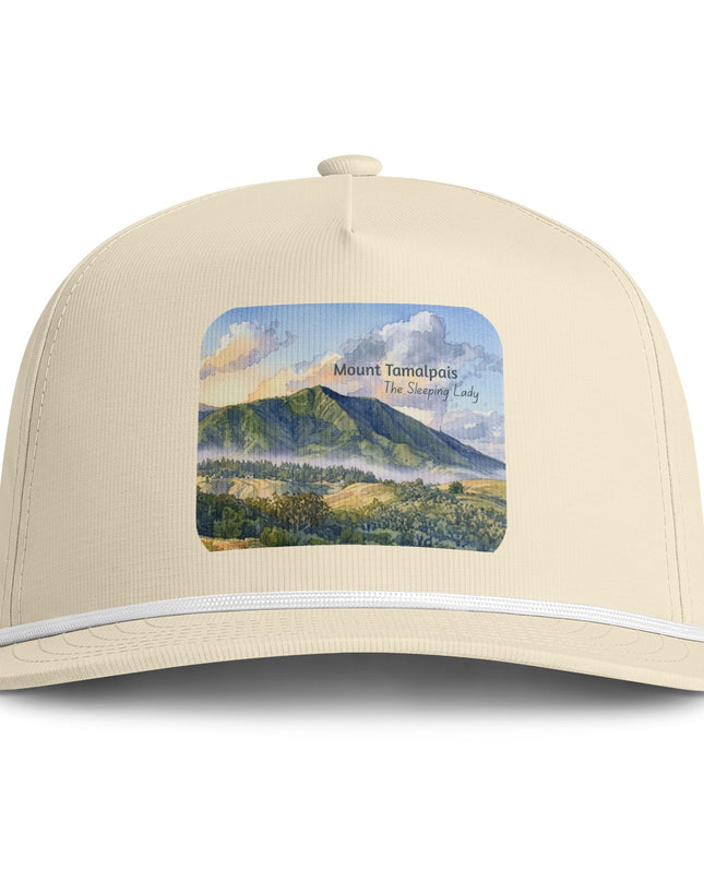 "Mount Tamalpais, the Sleeping Lady" Sunwashed Rope Cap