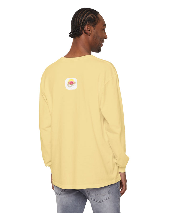"Happy Valentine's Day" Unisex Garment-dyed Long Sleeve T-Shirt