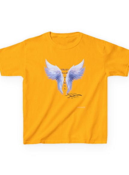 "Trust Your Wings, Not the Branch" Kids Heavy Cotton Tee