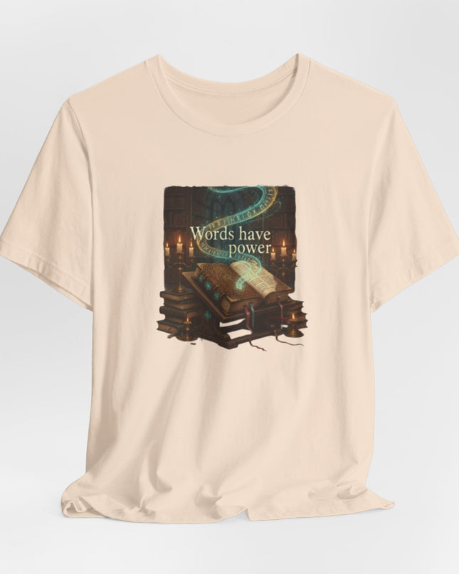 "Words Have Power Unisex Jersey Short Sleeve Tee