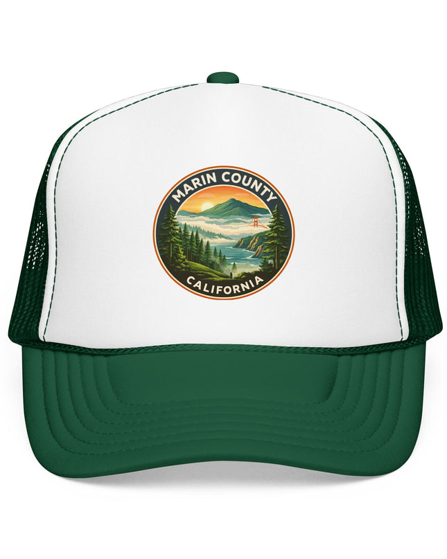 "Marin County, Above the Fog" Foam Trucker Hat