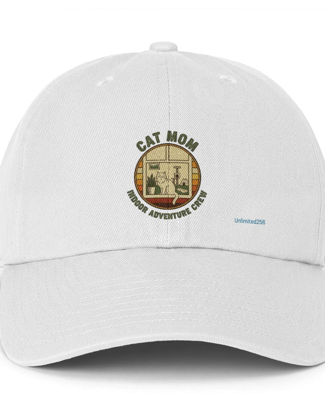 "Cat Mom Adventure Crew" Clean Up Cap