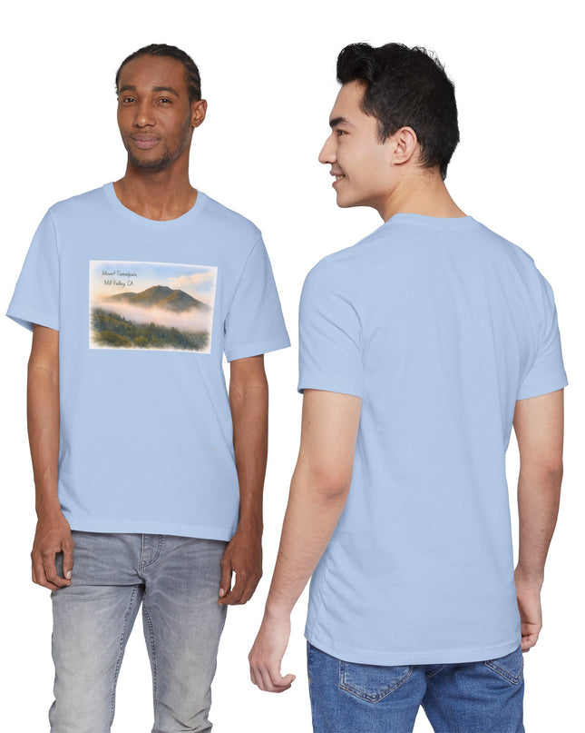 "Mount Tamalpais, Mill Valley, California" Unisex Jersey Short Sleeve Tee