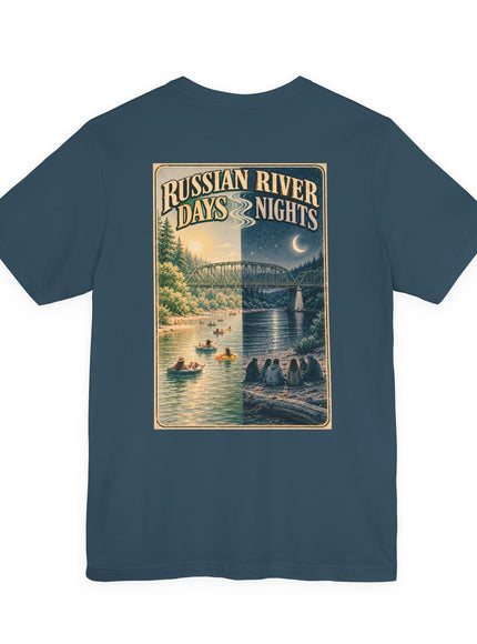 "Russian River Days, Russian River Nights" Unisex Jersey Short Sleeve Tee