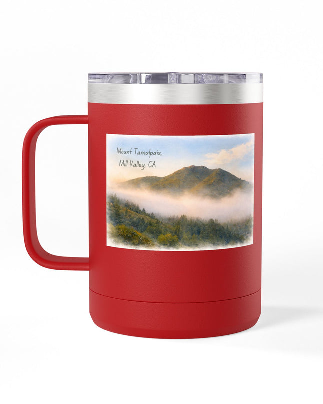 "Mount Tamalpais, Mill Valley, California" Coffee Mug Tumbler, 15oz