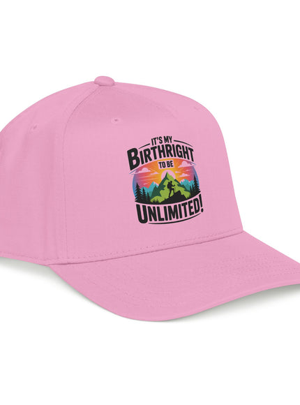 "It's my Birthright to be Unlimited" Mid Profile Baseball Cap