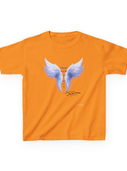 "Trust Your Wings, Not the Branch" Kids Heavy Cotton Tee