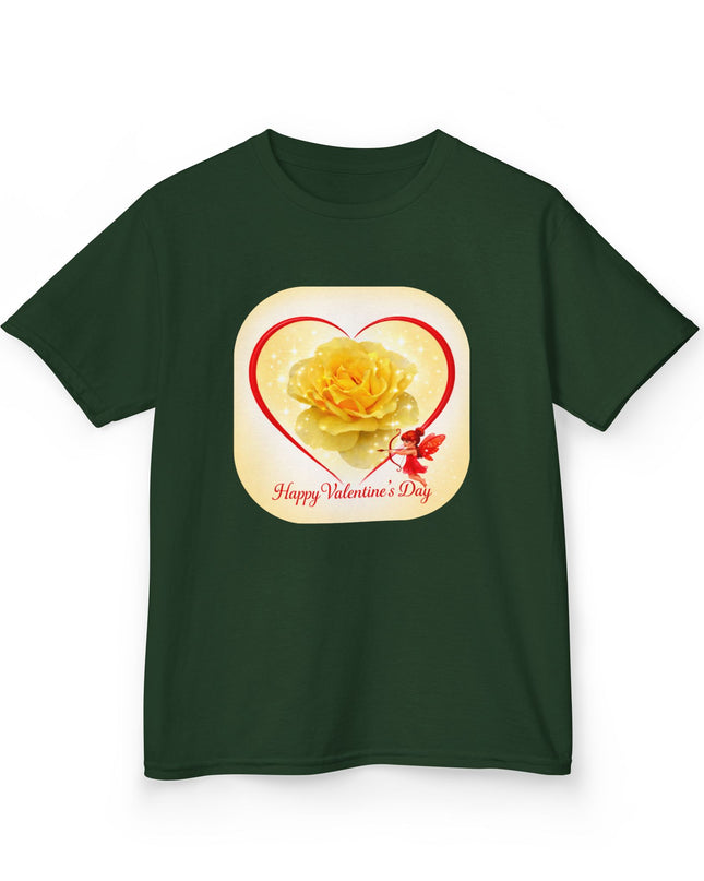 "Happy Valentine's Day" Kids Heavy Cotton Tee