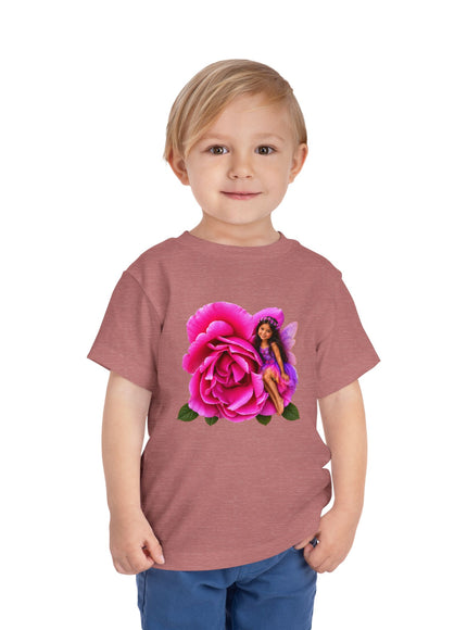 "Rose Fairy" Toddler Short Sleeve Tee