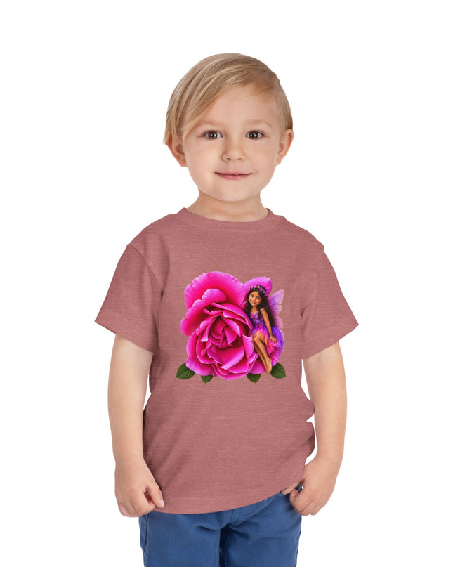 "Rose Fairy" Toddler Short Sleeve Tee